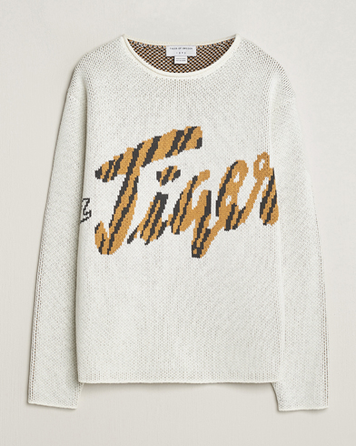 Herr | Tröjor | Tiger of Sweden | Bobi Heavy Knitted Sweater Off White