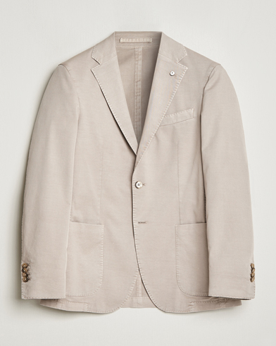 Herr | Bomullskavajer | L.B.M. 1911 | Jack Regular Fit Cotton Stretch Blazer Light Grey