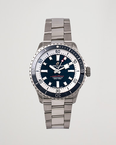 Begagnad | Pre-Owned & Vintage Watches | Breitling Pre-Owned | Superocean 42 A17375 Silver