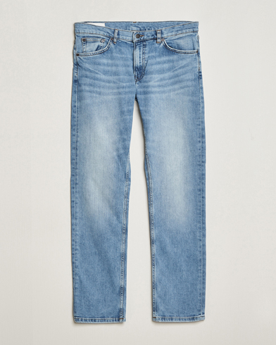 Herr | Tapered fit | GANT | Regular Fit Jeans Light Blue Vintage