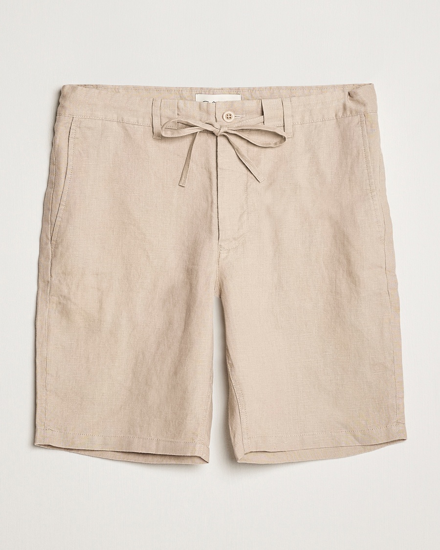 Herr | Linneshorts | GANT | Relaxed Linen Drawstring Shorts Dry Sand