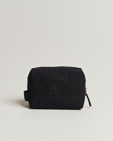 Herr | Accessoarer | GANT | Tonal Shield Wash Bag Ebony Black