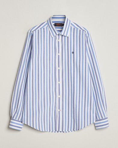 Herr | Skjortor | Morris | Summer Stripe Shirt Blue