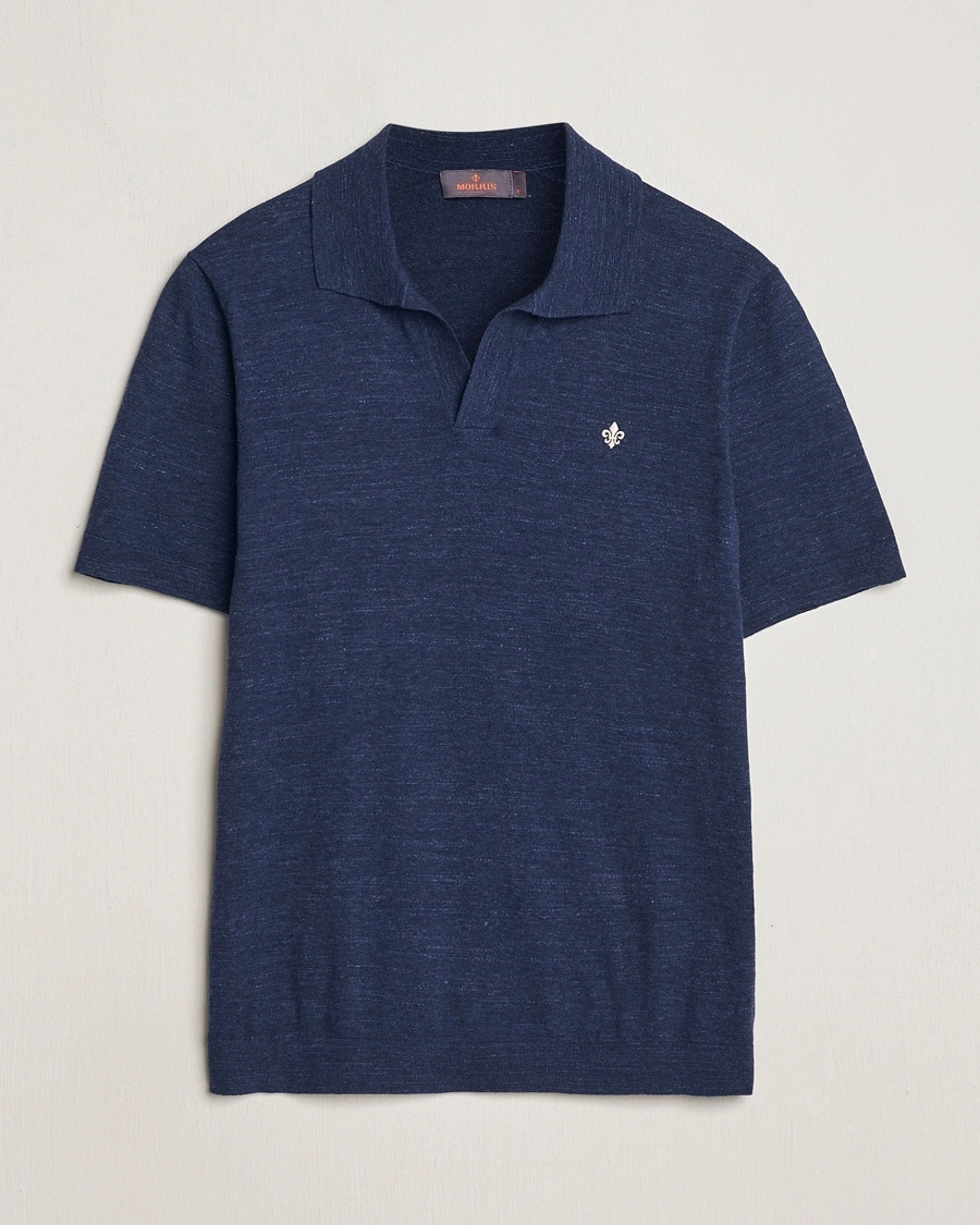 Herr | Pikéer | Morris | Randall Cotton Resort Polo Navy