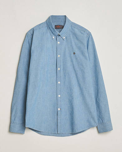 Herr | Jeansskjortor | Morris | Slim Fit Chambray Shirt Blue