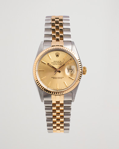 Begagnad | Tidigare sålda | Rolex Pre-Owned | Datejust 16013 Oystert Perpetual G/S Silver