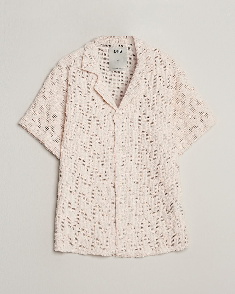 OAS Atlas Cuba Crochet Shirt Off White – Vit