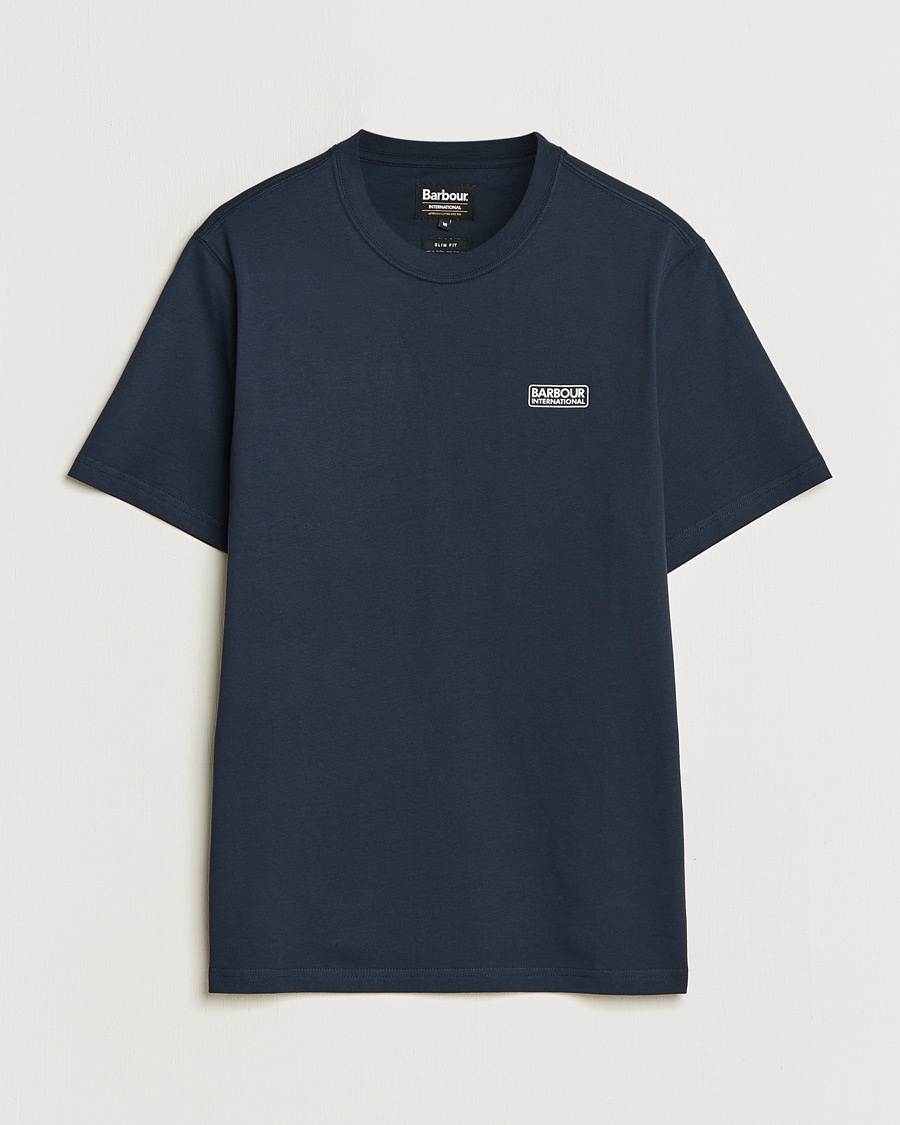 Herr | T-Shirts | Barbour International | Small Logo T-Shirt International Navy