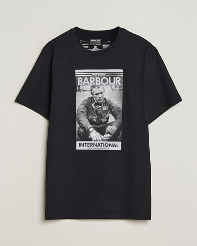 Herr | T-Shirts | Barbour International | Mount Steve McQueen T-Shirt Black