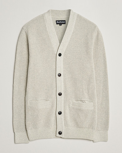 Herr | Barbour Lifestyle | Barbour Lifestyle | Howick Knitted Cotton Cardigan Whisper White