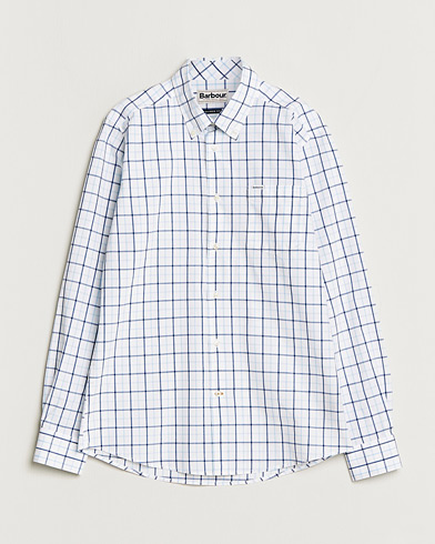 Herr |  | Barbour Lifestyle | Tailored Fit Bradwell Checked Shirt Blue