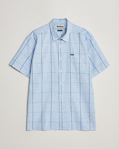 Herr | Barbour Lifestyle | Barbour Lifestyle | Swaledale Short Sleeve Summer Shirt Blue