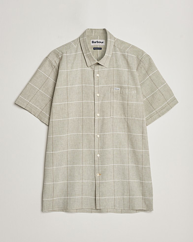 Herr | Barbour | Barbour Lifestyle | Swaledale Short Sleeve Summer Shirt Olive