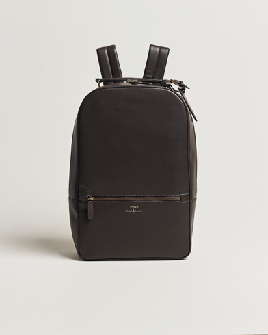 Herr | Väskor | Polo Ralph Lauren | Leather Backpack Dark Brown