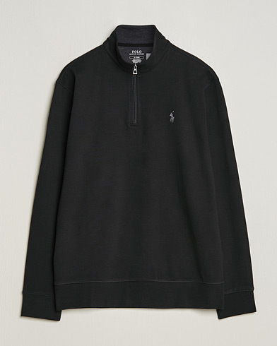 Herr | Half-zip | Polo Ralph Lauren | Double Knit Half-Zip Sweater Polo Black