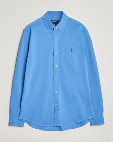 Herr | Skjortor | Polo Ralph Lauren | Featherweight Mesh Shirt New England Blue