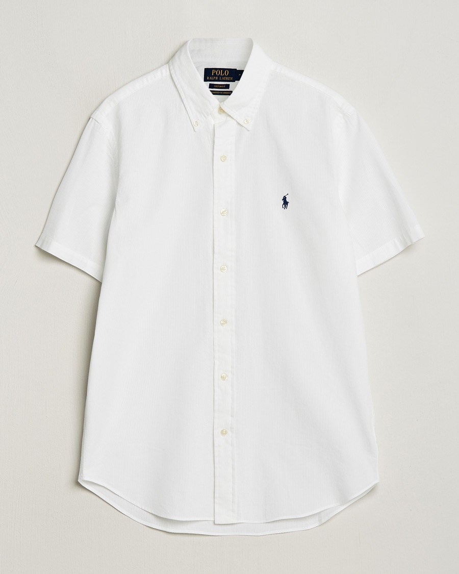 Herr | Skjortor | Polo Ralph Lauren | Seersucker Short Sleeve Shirt White
