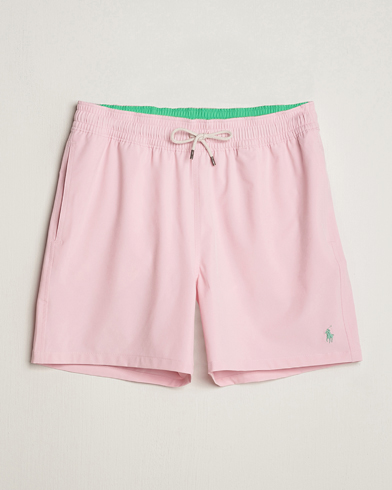 Herr | Snörade Badbyxor | Polo Ralph Lauren | Recycled Traveler Boxer Swimshorts Garden Pink