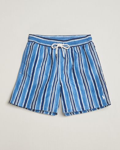 Herr | Snörade Badbyxor | Polo Ralph Lauren | Recyceled Traveler Striped Swimshorts Saltwashed