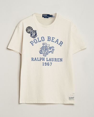 Herr | Kortärmade t-shirts | Polo Ralph Lauren | Graphic Printed Crew Neck T-Shirt Deckwash White