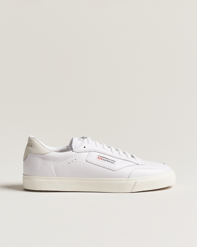 Herr |  | Superga | 3843 Leather Sneaker White