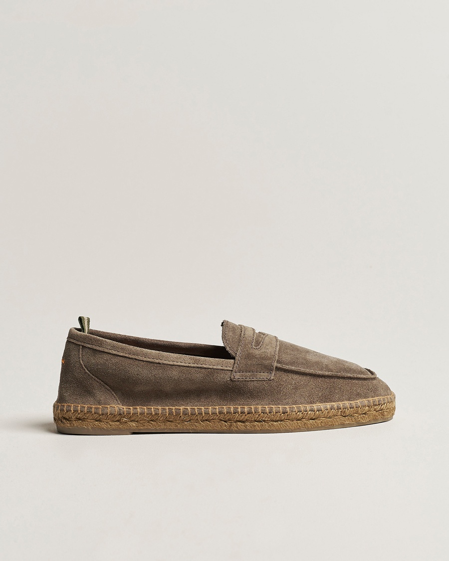 Castañer Nacho Casual Suede Loafers Topo – Brun