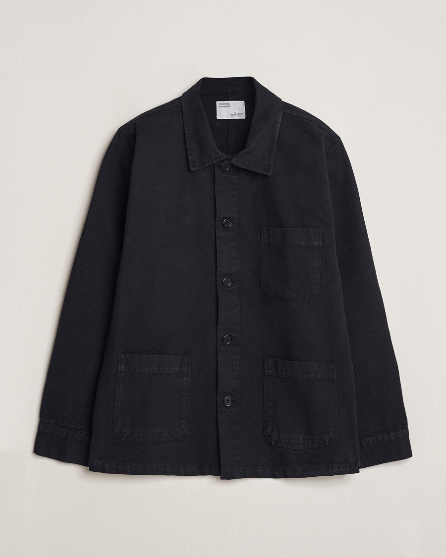  Organic Workwear Jacket Deep Black