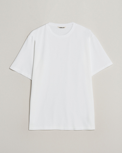 Herr | Kortärmade t-shirts | Auralee | Luster Plating T-Shirt White