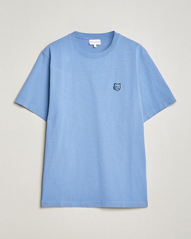 Herr | Kortärmade t-shirts | Maison Kitsuné | Tonal Fox Head T-Shirt Hampton Blue