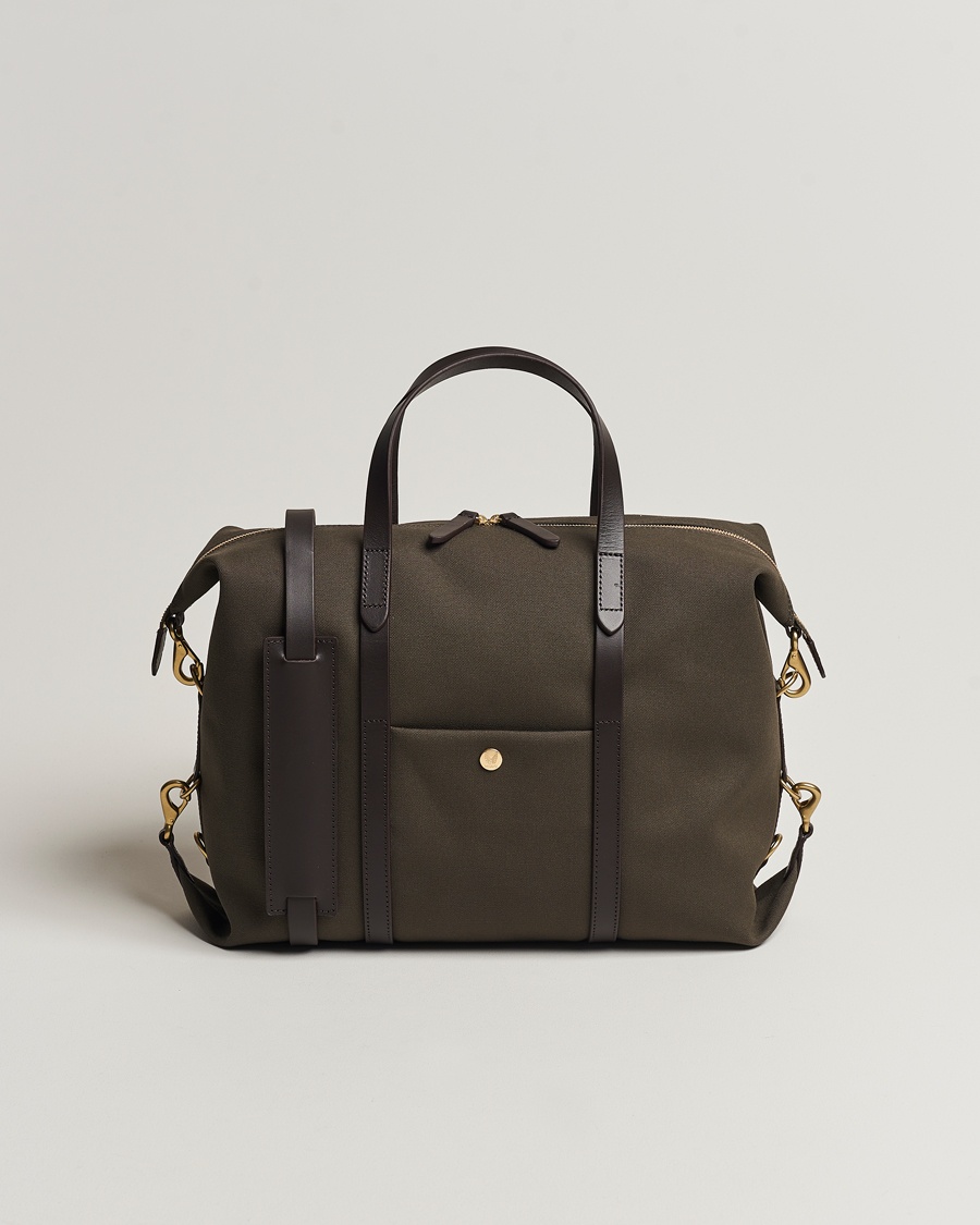 Herr | Weekendbags | Mismo | M/S Utility Nylon Duffle Bag Army/Dark Brown