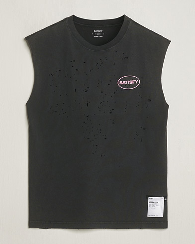 Herr | Active | Satisfy | MothTech Muscle Tee Aged Black