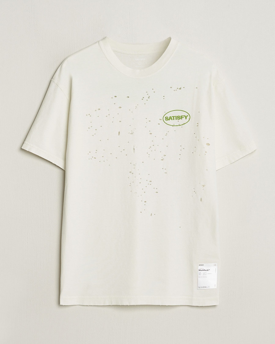 Herr | Satisfy | Satisfy | MothTech T-Shirt Off White