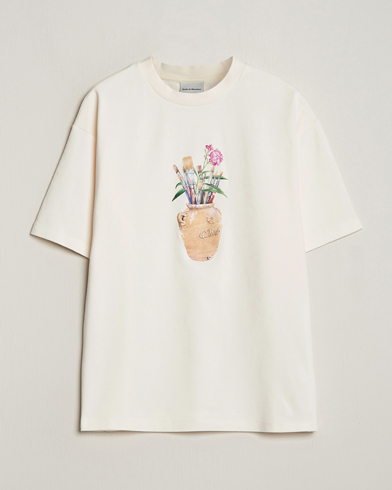 Herr | Kortärmade t-shirts | Drôle de Monsieur | Pinceaux T-Shirt Cream
