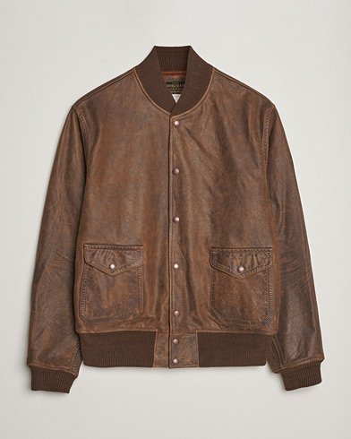 Herr | Skinnjackor | RRL | Wright Leather Jacket Brown