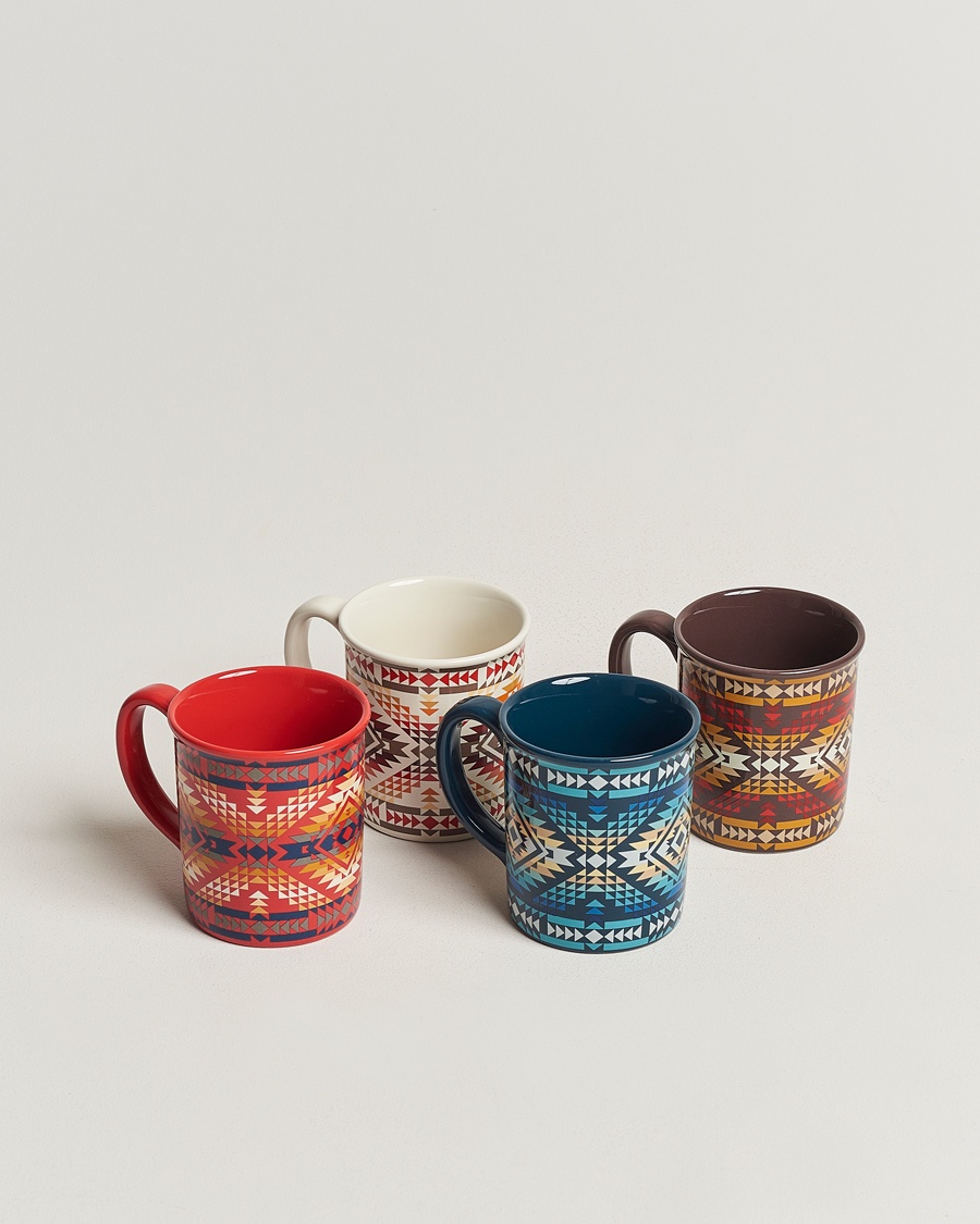 Pendleton 4-Pack Ceramic Mug Set Smith Rock – Flerfärgad