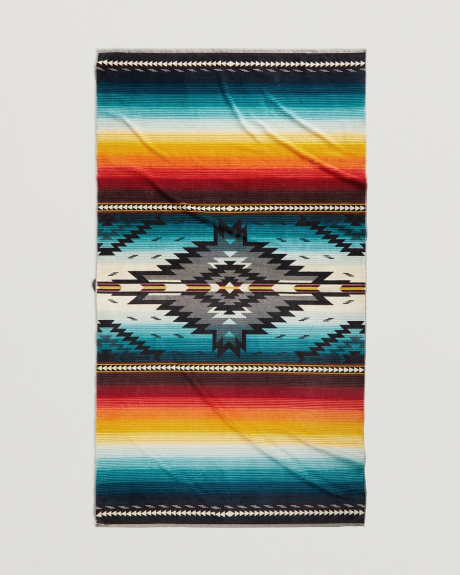 Pendleton Oversized Jacquard Spa Towel Saltillo Sunset – Flerfärgad