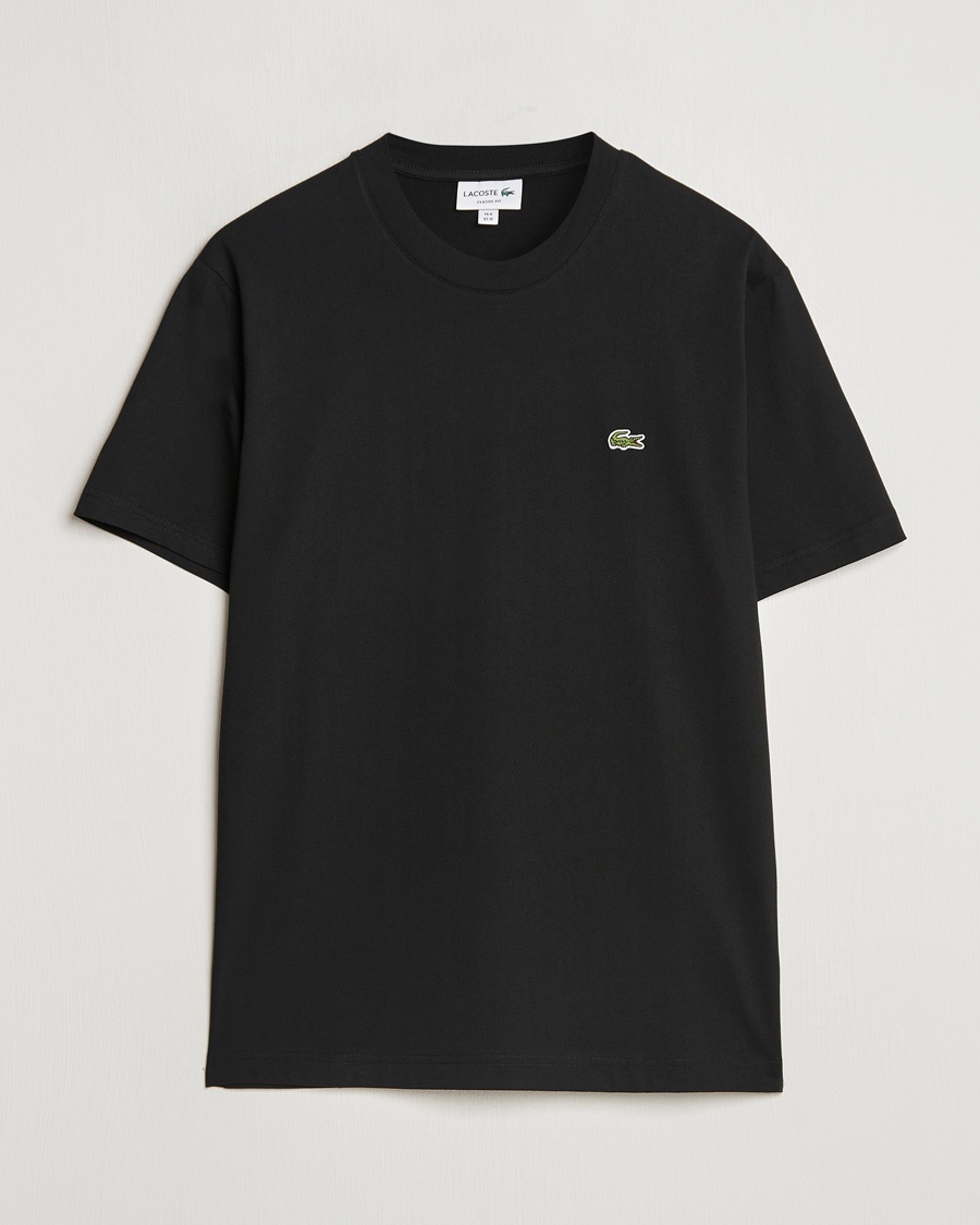 Lacoste Crew Neck T-Shirt Black – Svart