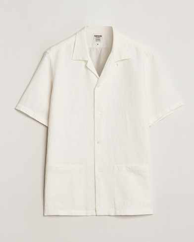  Vintage Ivy Heavy Linen Beach Shirt White