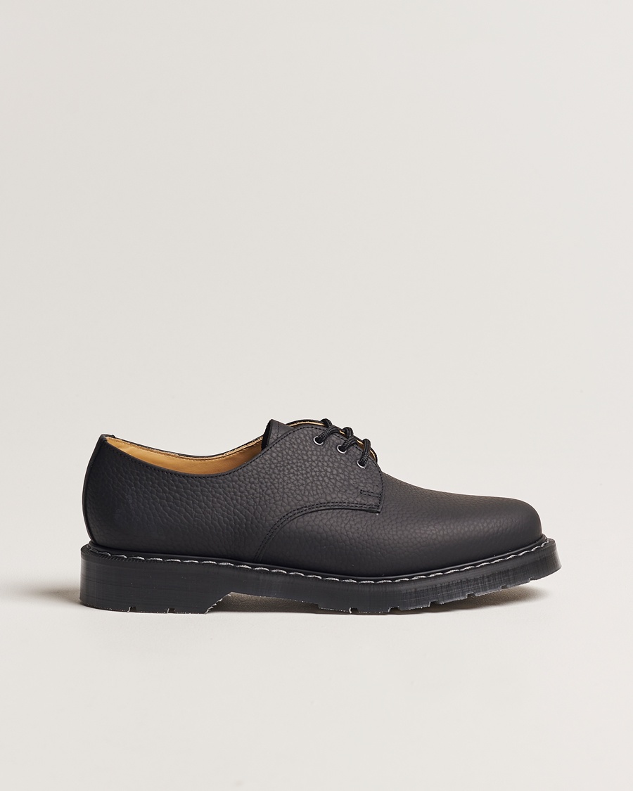  3 Eye Gibson Shoe Black Grain