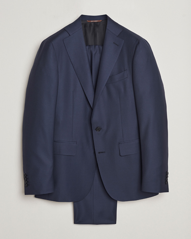 Herr | Kostymer | Canali | Capri Super 130s Wool Suit Navy