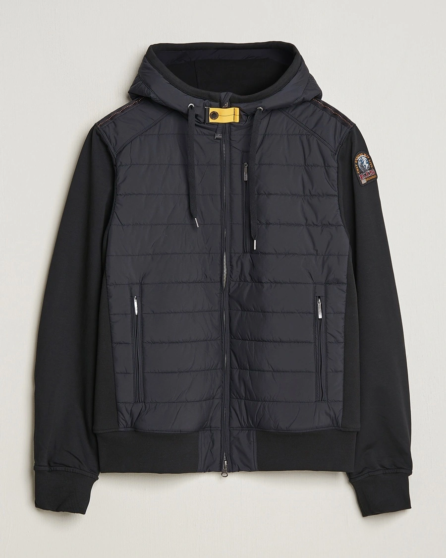 Herr | | Parajumpers | Ivor Hybrid Hooded Jacket Black