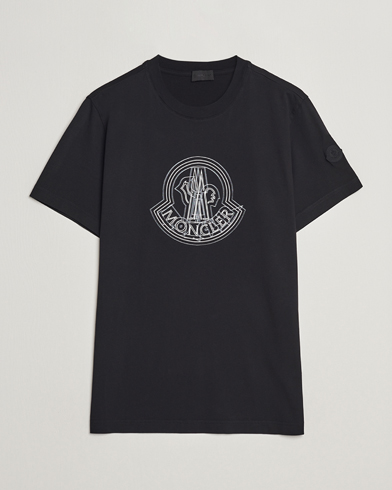 Herr | Luxury Brands | Moncler | 3D Logo T-Shirt Black