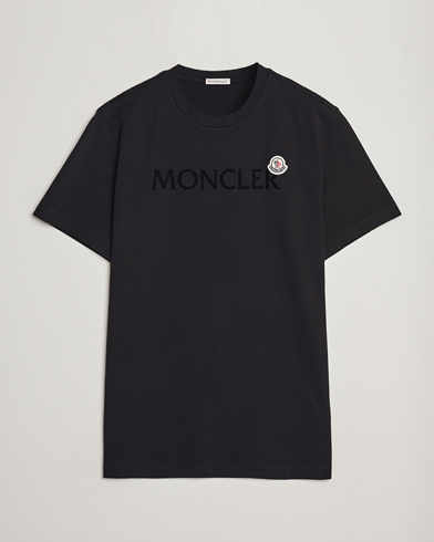 Herr | Kortärmade t-shirts | Moncler | Lettering Logo T-Shirt Black