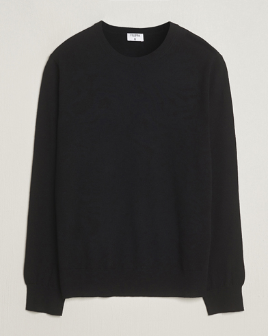 Herr | Filippa K | Filippa K | Merino Round Neck Sweater Black
