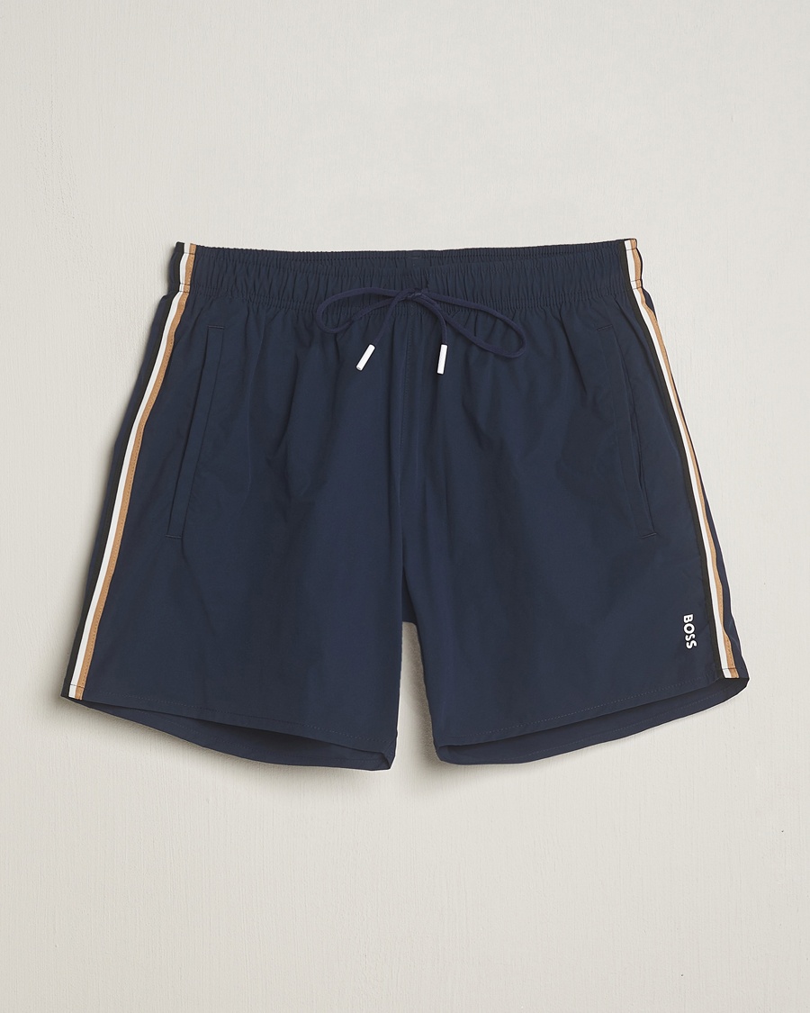 Herr | Kläder | BOSS BLACK | Iconic Swimshorts Navy