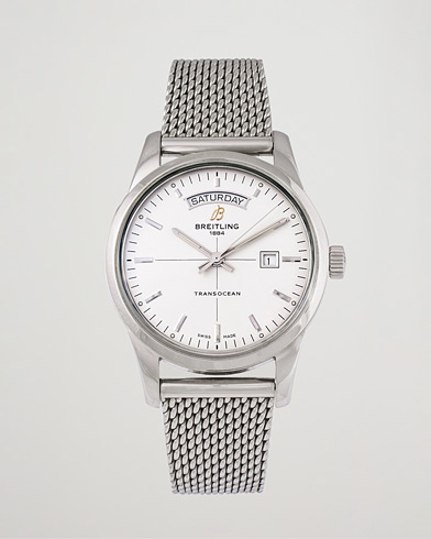 Begagnad |  | Breitling Pre-Owned | Transocean A45310 Silver