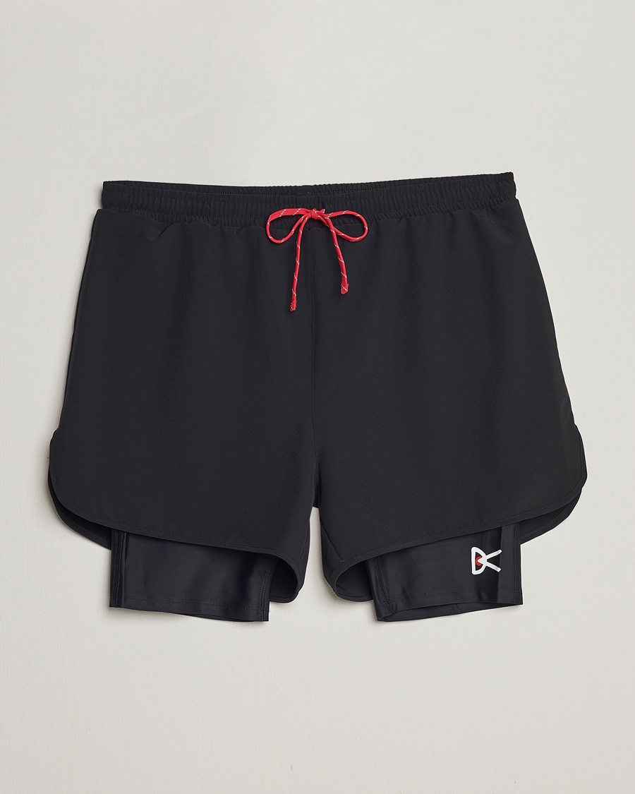 Herr | Shorts | District Vision | Layered Trail Shorts Black