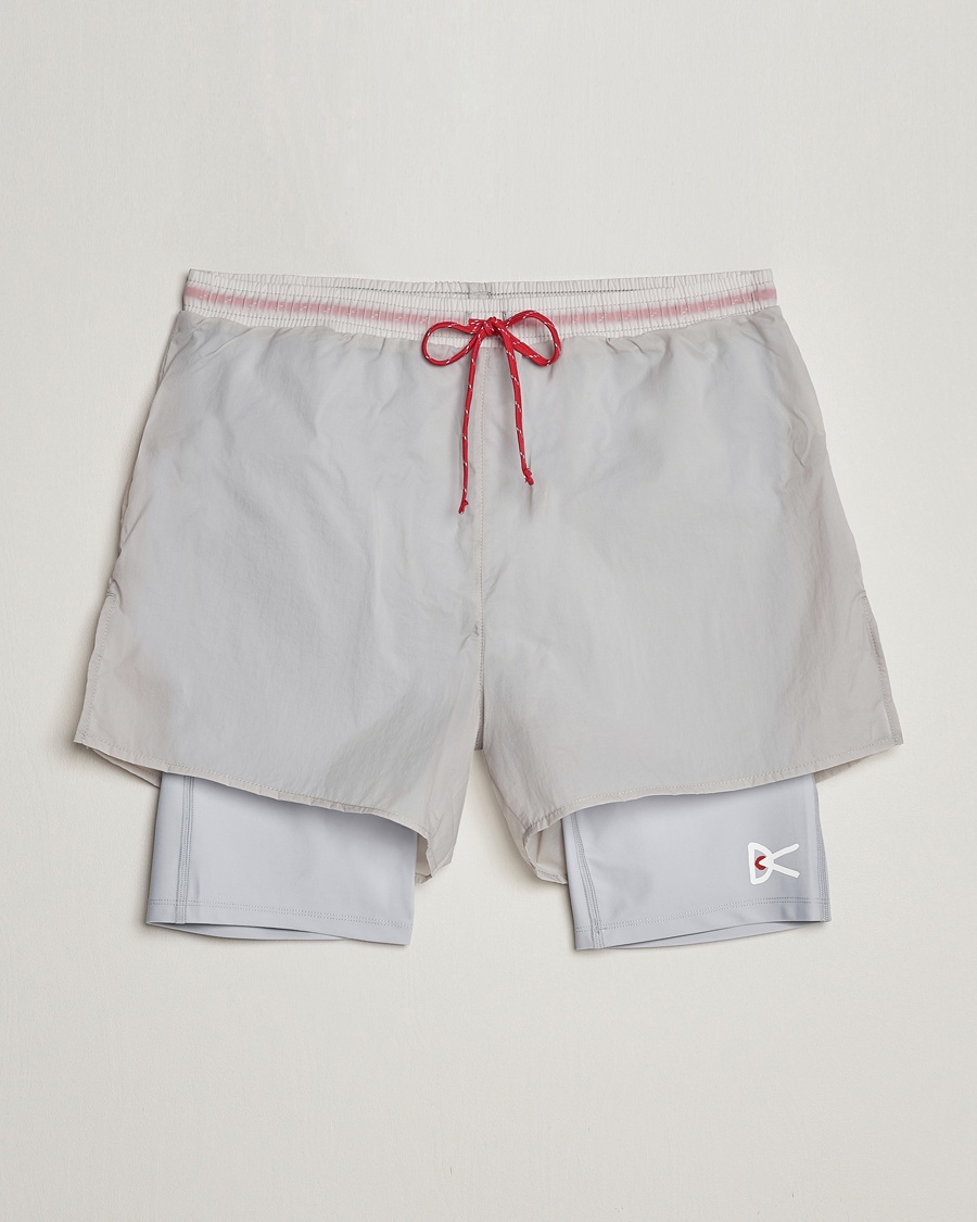 Herr | Shorts | District Vision | Ripstop Layered Trail Shorts Moonbeam
