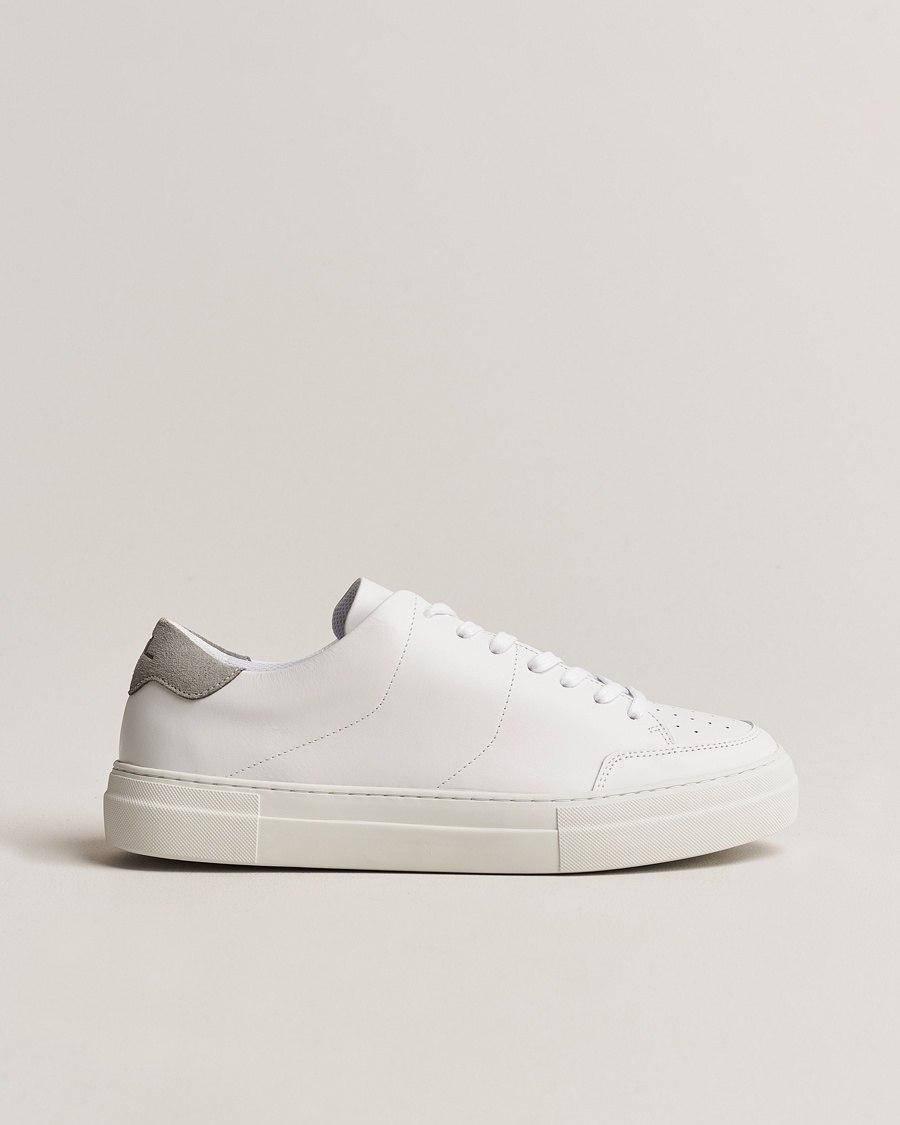 Herr | | J.Lindeberg | Art Signature Leather Sneaker White