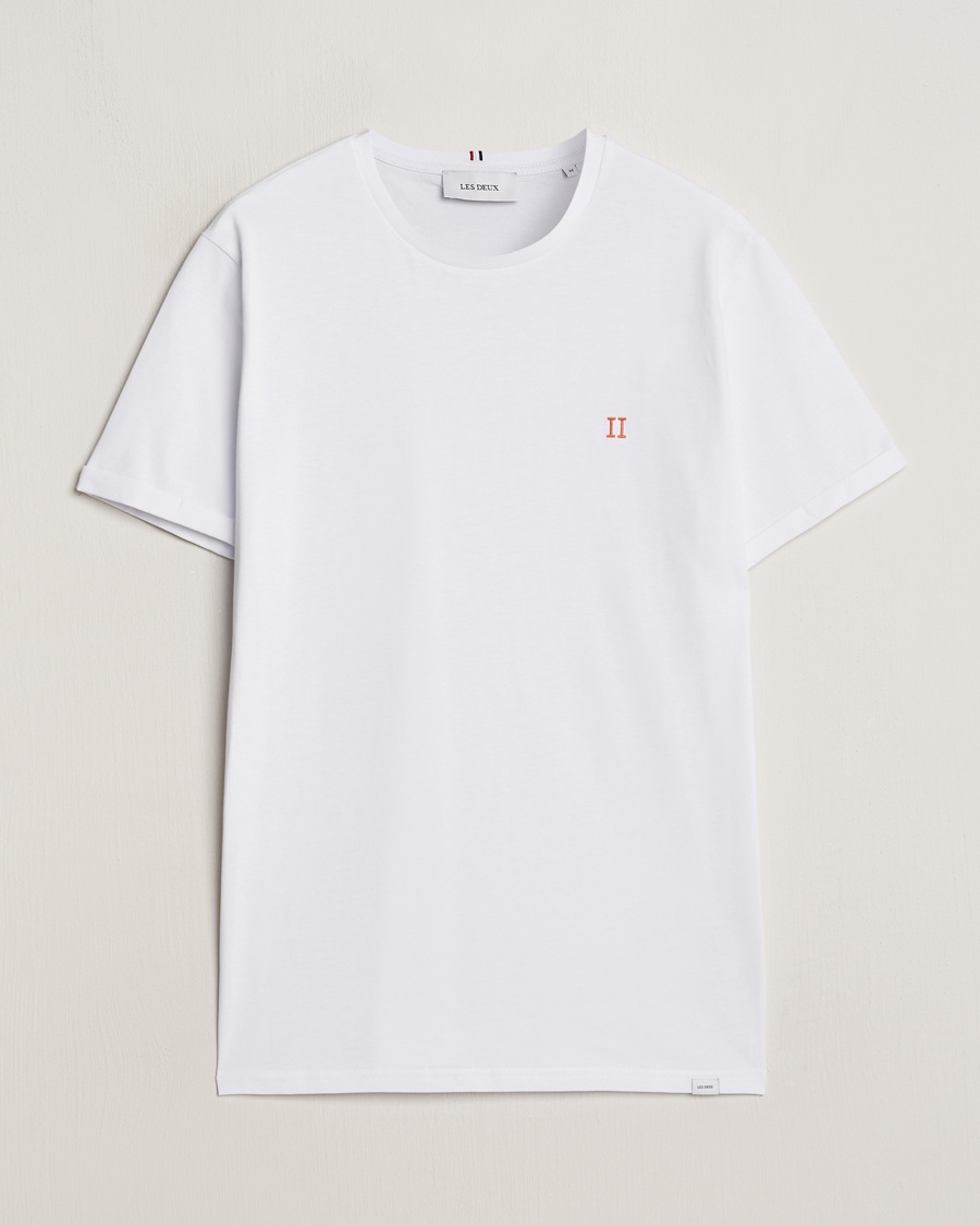 Herr | LES DEUX | LES DEUX | Nørregaard Cotton T-Shirt White